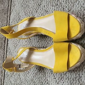 Women's sandals, worn once, slight stains on the toe area